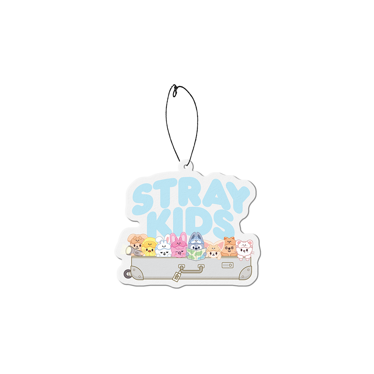 Stray Kids character white  air freshener with cartoon characters